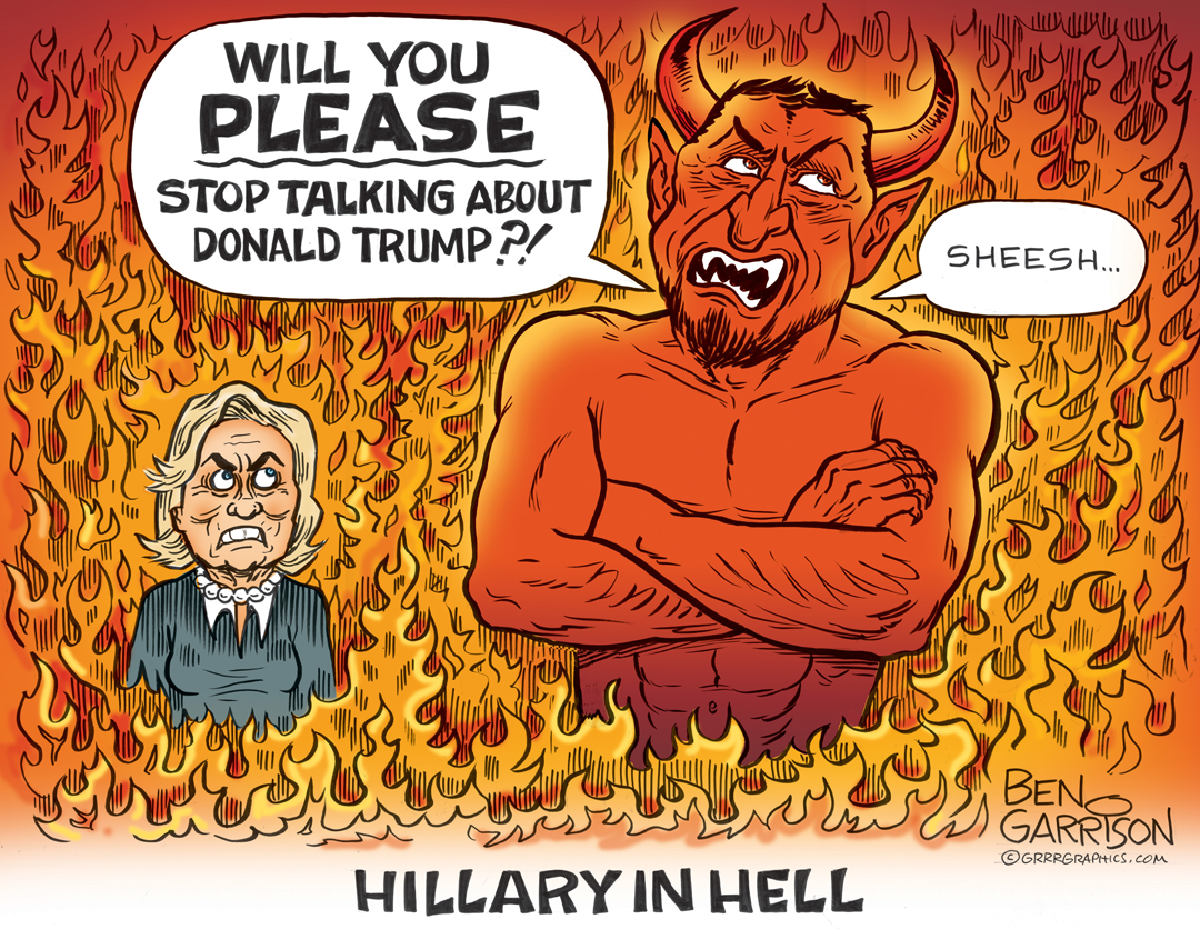 Hillary In Hell panel 1